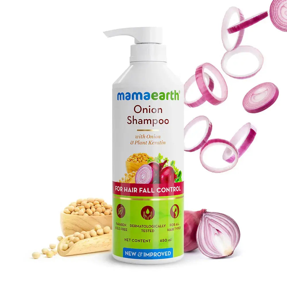 Mamaearth Onion Shampoo For Hair Regrowth