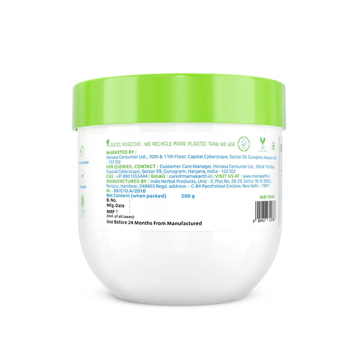 Mamaearth Baby Rich Moisturizing Cream 200 gm
