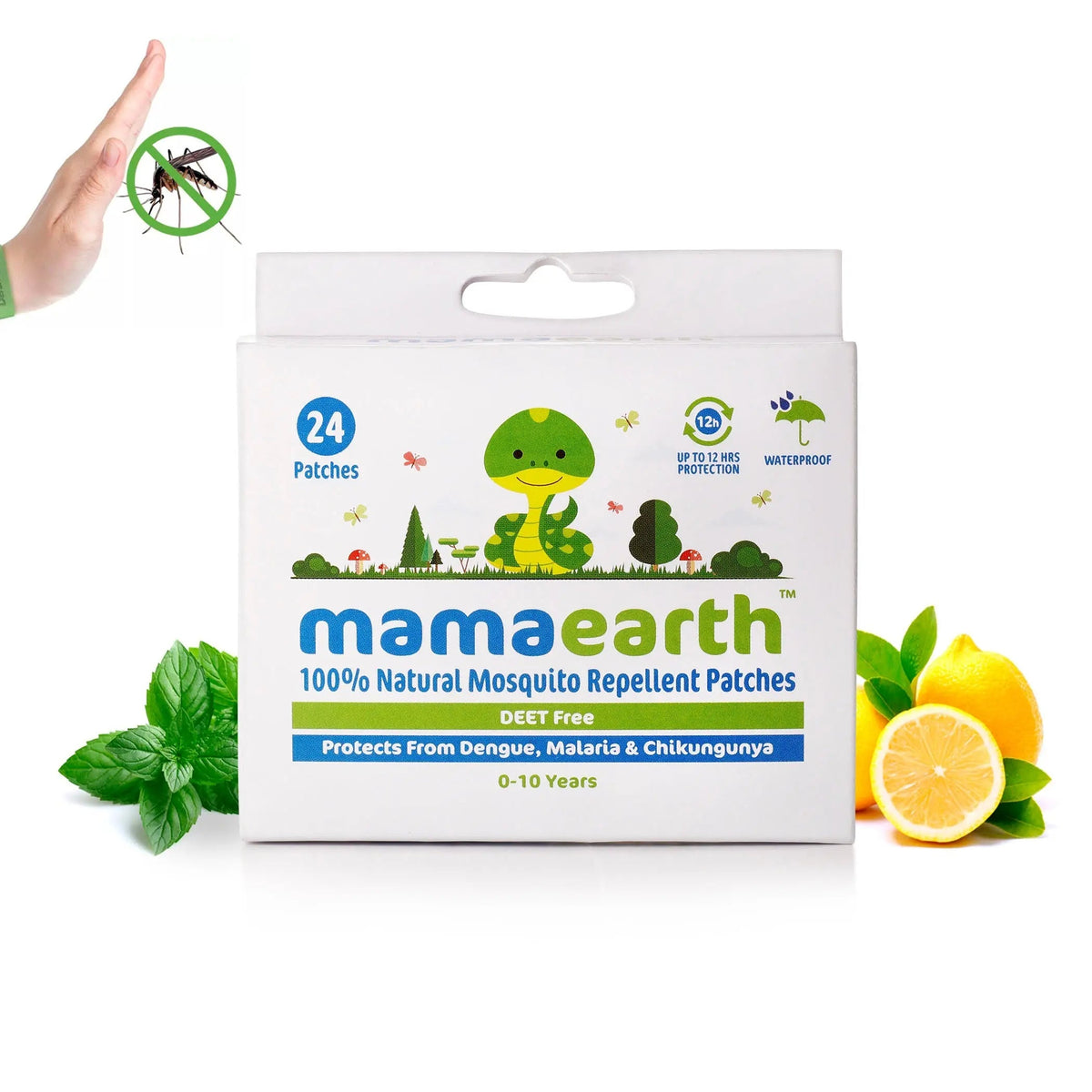 Mamaearth Natural Mosquito Repellent Patches 24 pcs