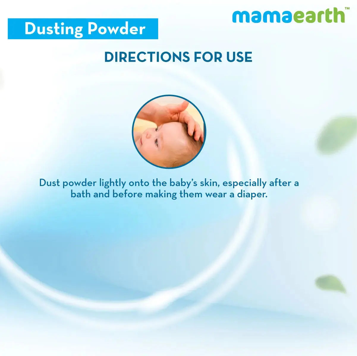 Mamaearth Dusting Powder with Organic Oatmeal & Arrowroot Powder for Babies 300 gm