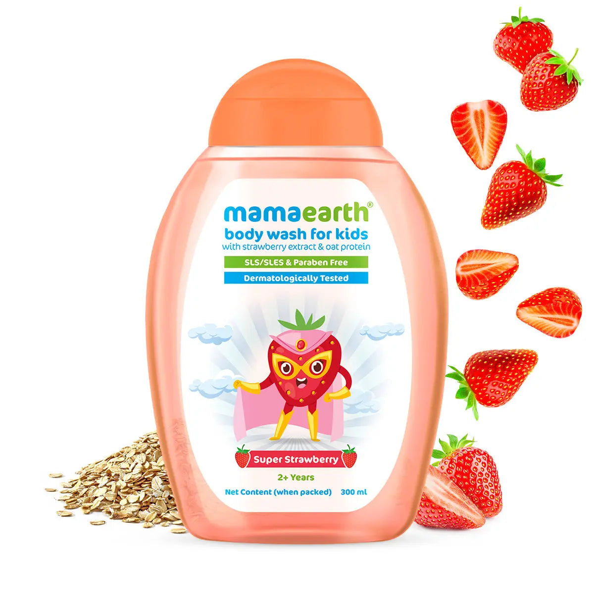 Mamaearth Super Strawberry Body Wash For Kids 300 ml