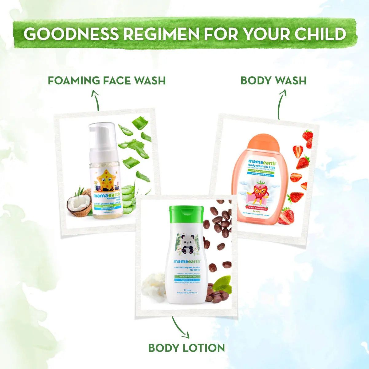 Mamaearth Super Strawberry Body Wash For Kids 300 ml