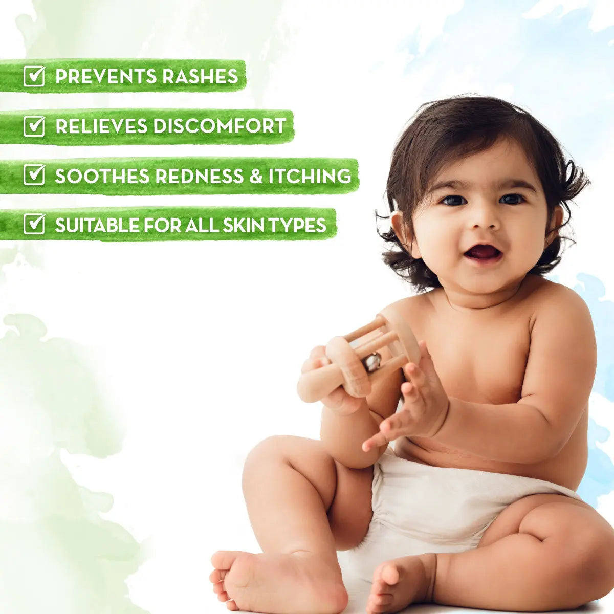 Milky Soft Diaper Rash Cream For Babies