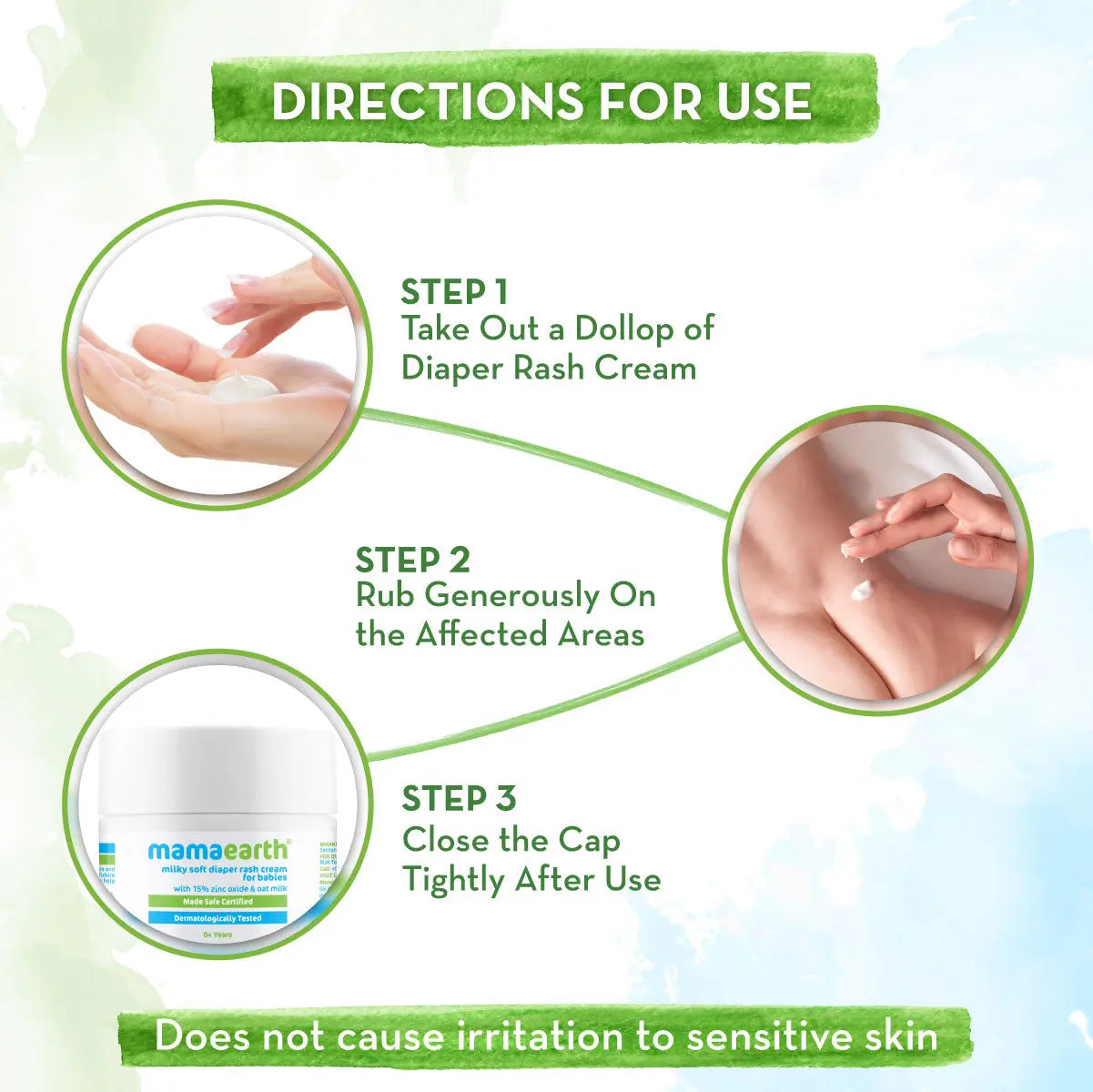 Milky Soft Diaper Rash Cream For Babies