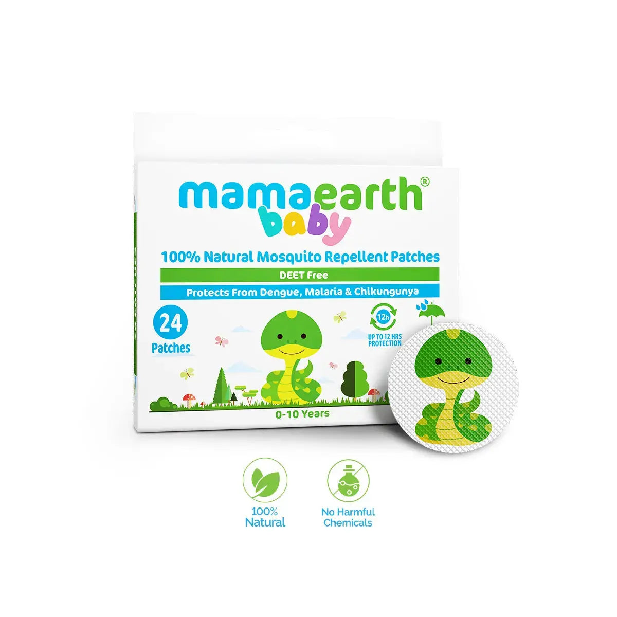 Baby 100% Natural Mosquito Repellent Patches