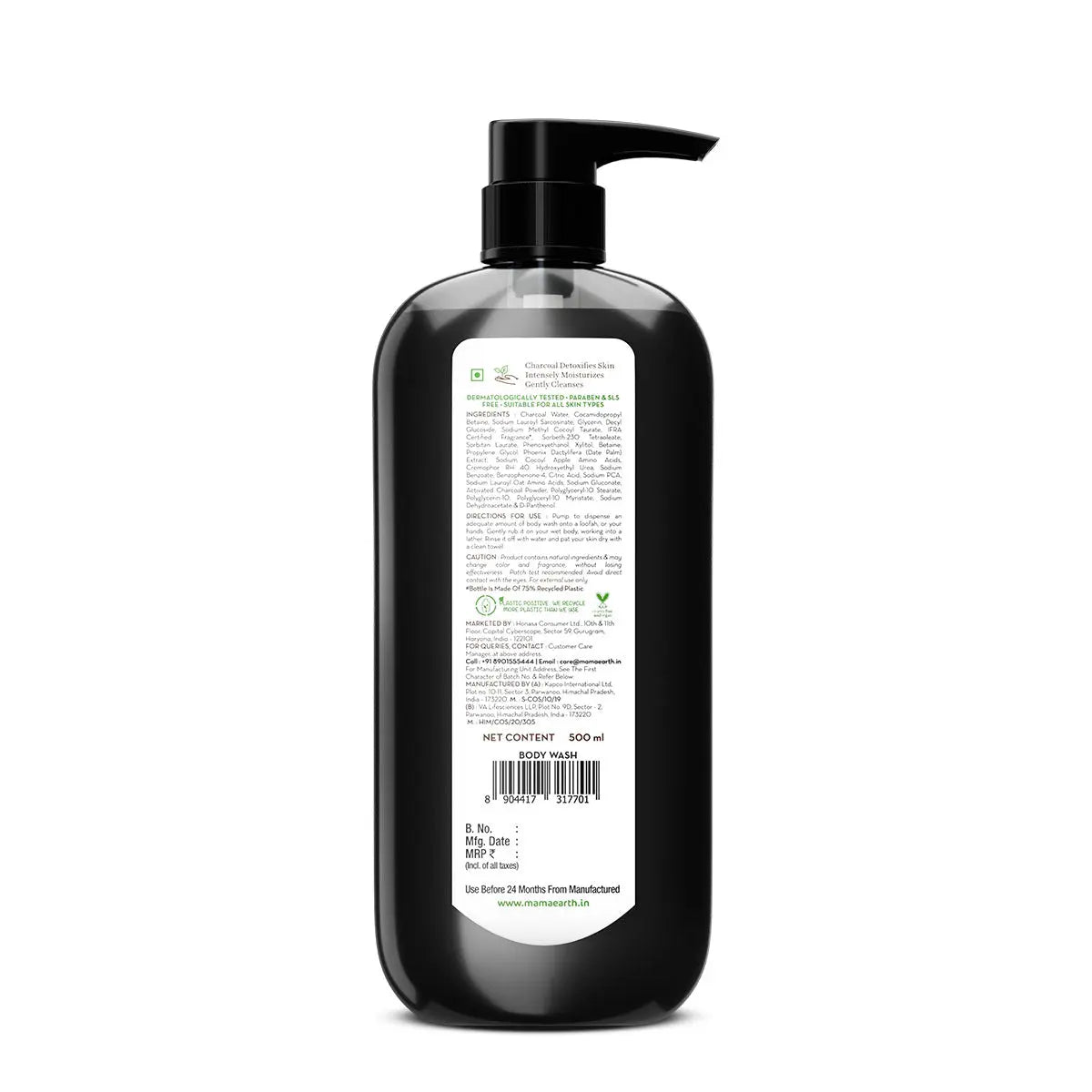 Charcoal Moisturizing Body Wash