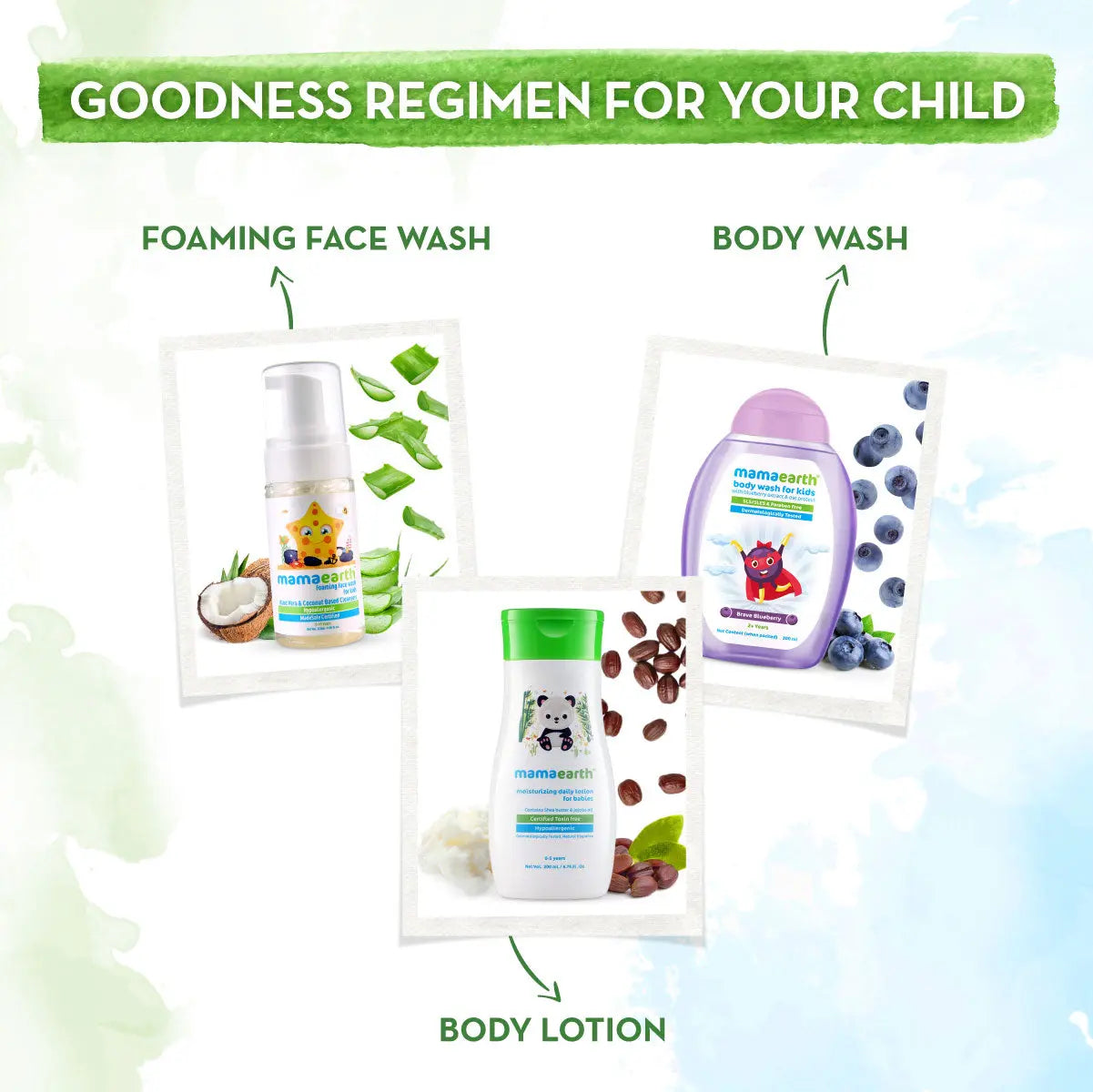 Mamaearth Brave Blueberry Body Wash For Kids 300 ml