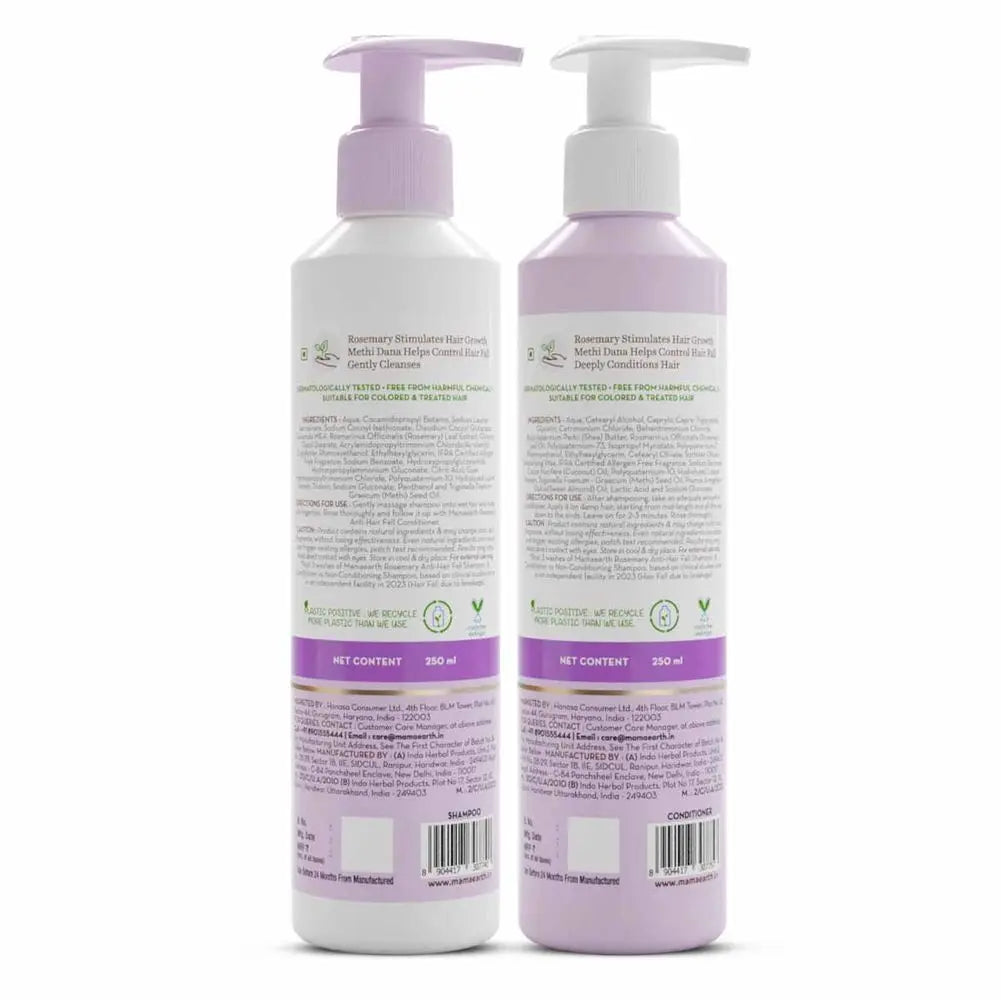 Rosemary Shampoo and Conditioner Combo For Anti-Hair Fall