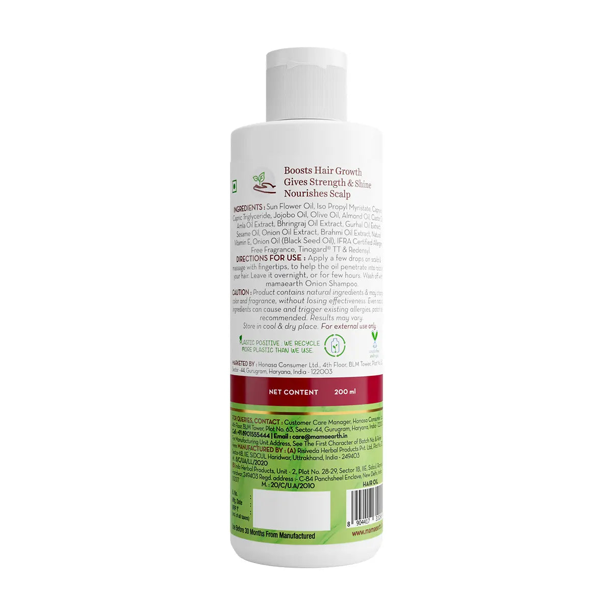 Mamaearth Onion Oil for Hair growth with Redensyl