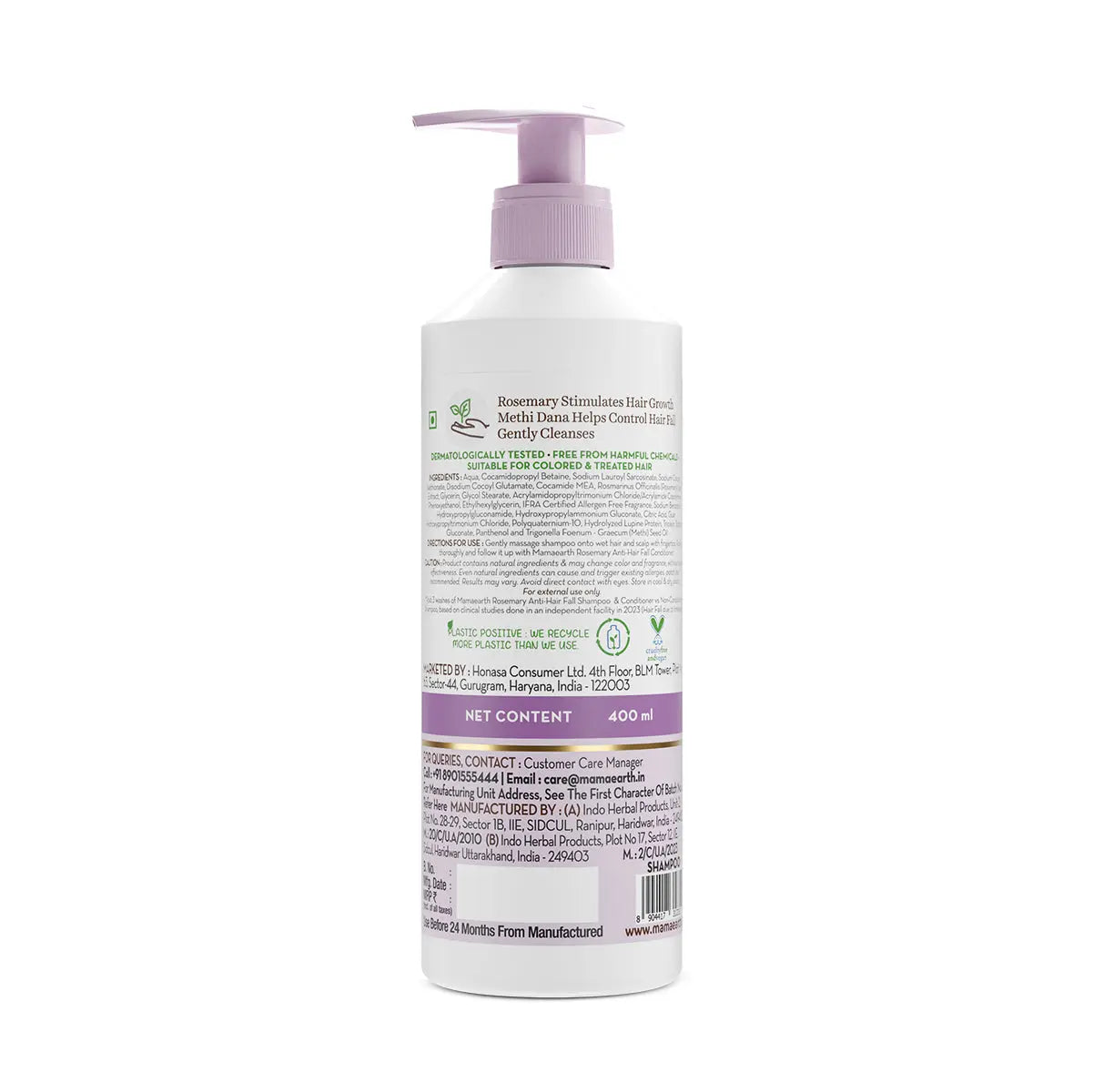 Mamaearth Rosemary Anti Hair Fall Shampoo