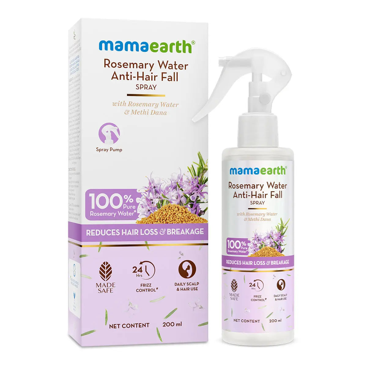 Mamaearth Rosemary Hair Spray For Anti Hair Fall -200 ml