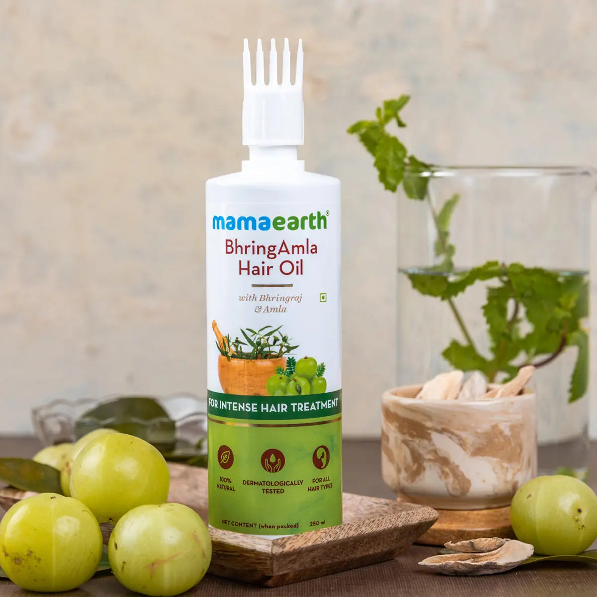 Bhringamla Hair Oil With Bhringraj & Amla For Intense Hair Treatment
