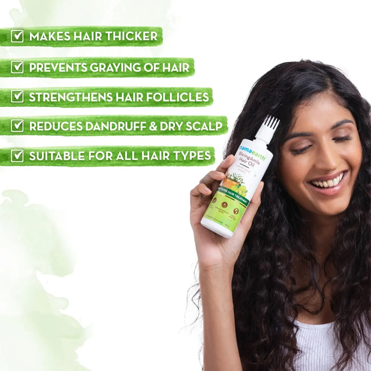 Bhringamla Hair Oil With Bhringraj & Amla For Intense Hair Treatment