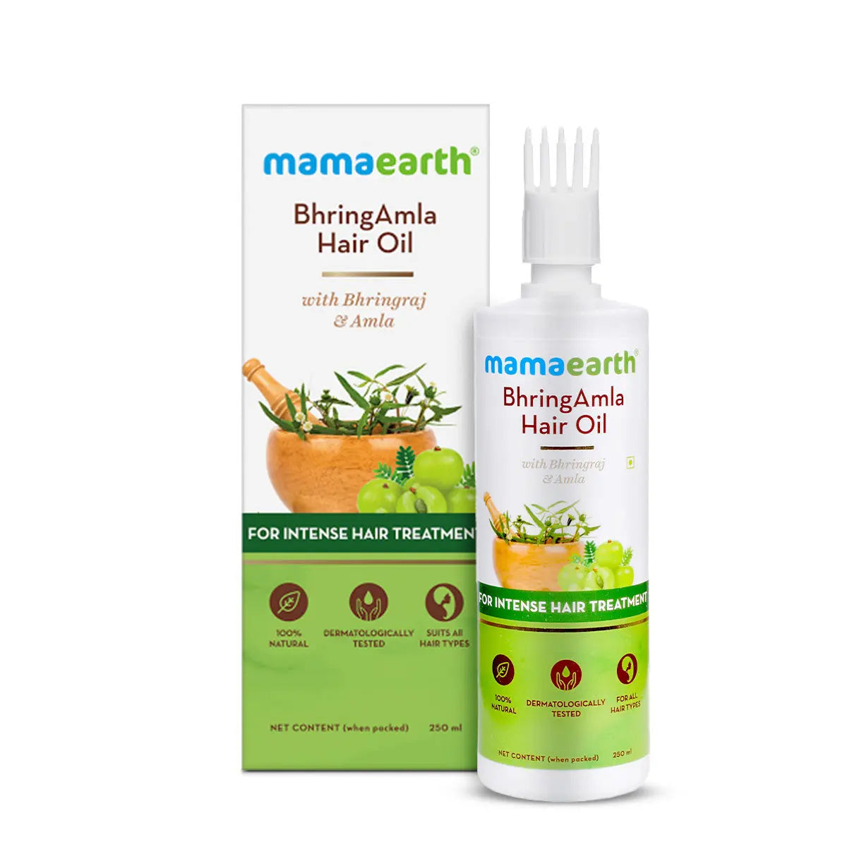 Bhringamla Hair Oil With Bhringraj & Amla For Intense Hair Treatment