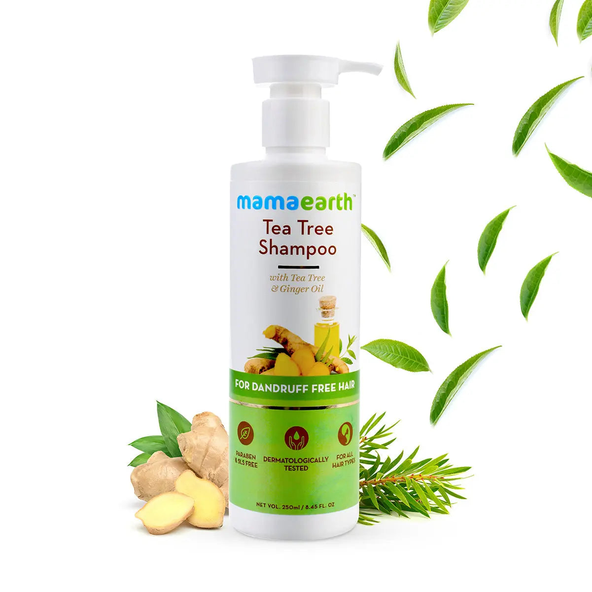 Mamaearth Tea Tree Shampoo for Dandruff Free Hair 250 ml