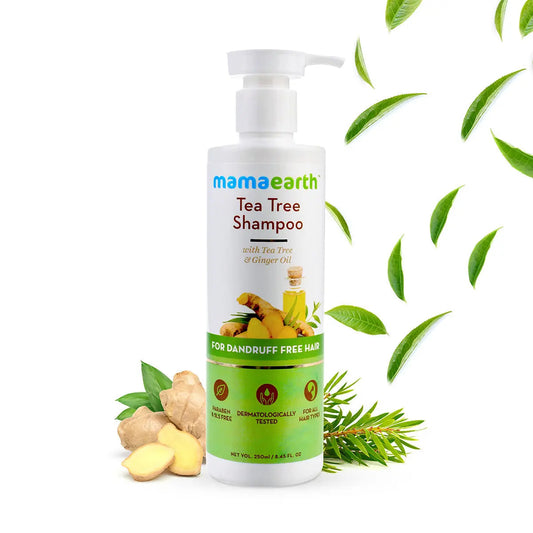 Mamaearth Tea Tree Shampoo for Dandruff Free Hair 250 ml