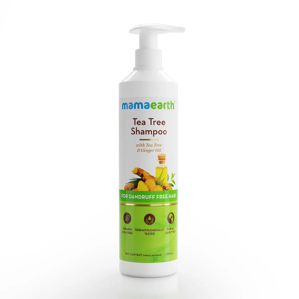 Mamaearth Tea Tree Shampoo for Dandruff Free Hair 250 ml