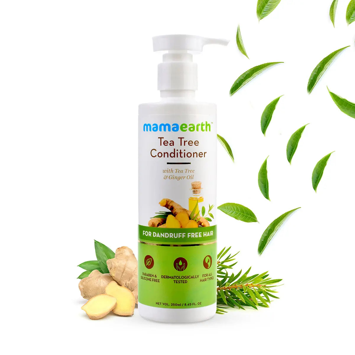 Tea Tree Conditioner With Tea Tree & Ginger Oil For Dandruff Free Hair
