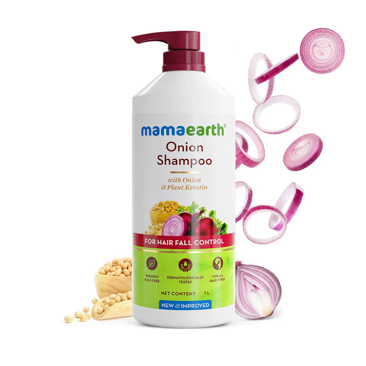 Mamaearth Onion Shampoo For Hair Regrowth