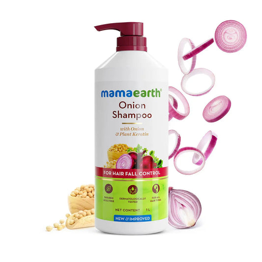 Mamaearth Onion Shampoo For Hair Regrowth