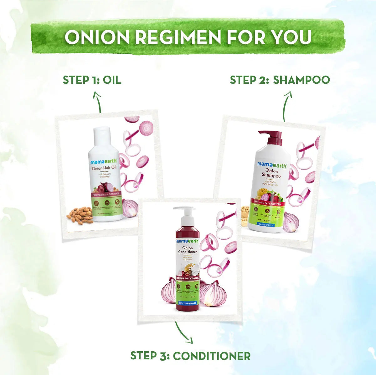Mamaearth Onion Shampoo For Hair Regrowth