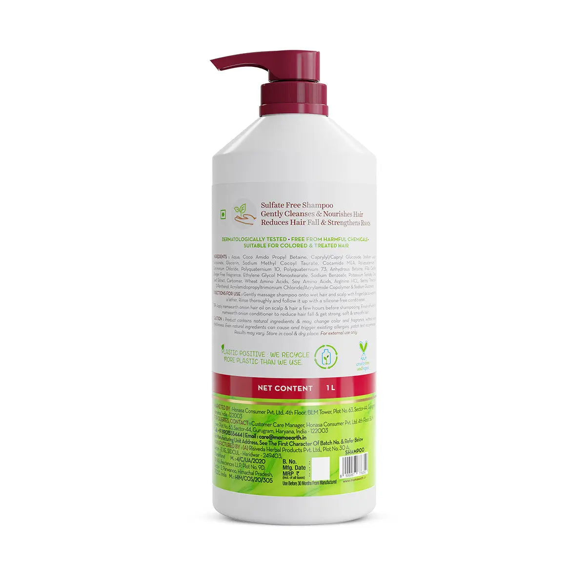 Mamaearth Onion Shampoo For Hair Regrowth