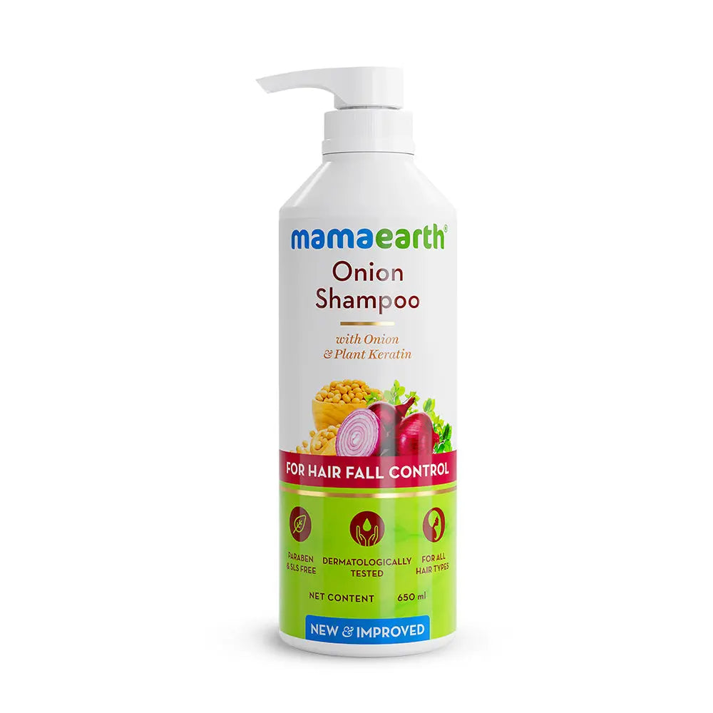 Mamaearth Onion Shampoo For Hair Regrowth