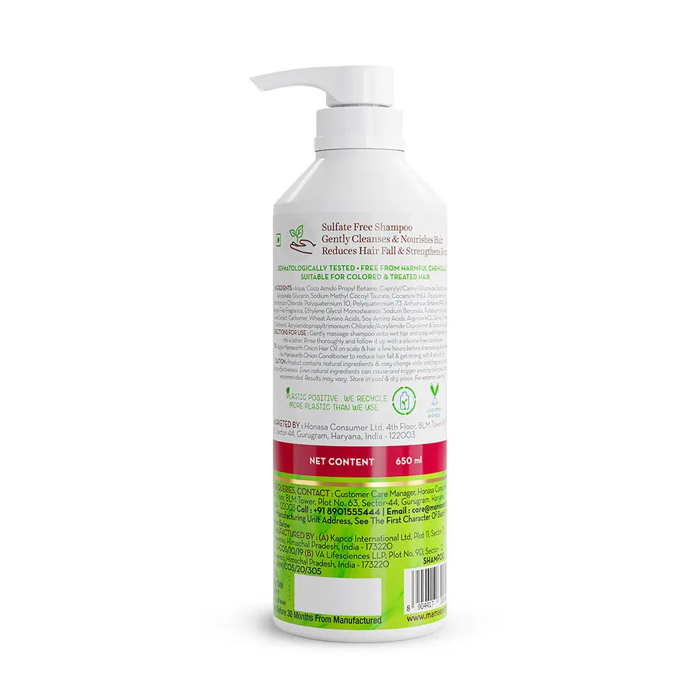 Mamaearth Onion Shampoo For Hair Regrowth