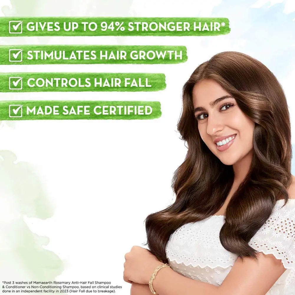 Rosemary Hair Oil 150ml & Anti-Hair Fall Shampoo 250ml with Methi Dana-Combo
