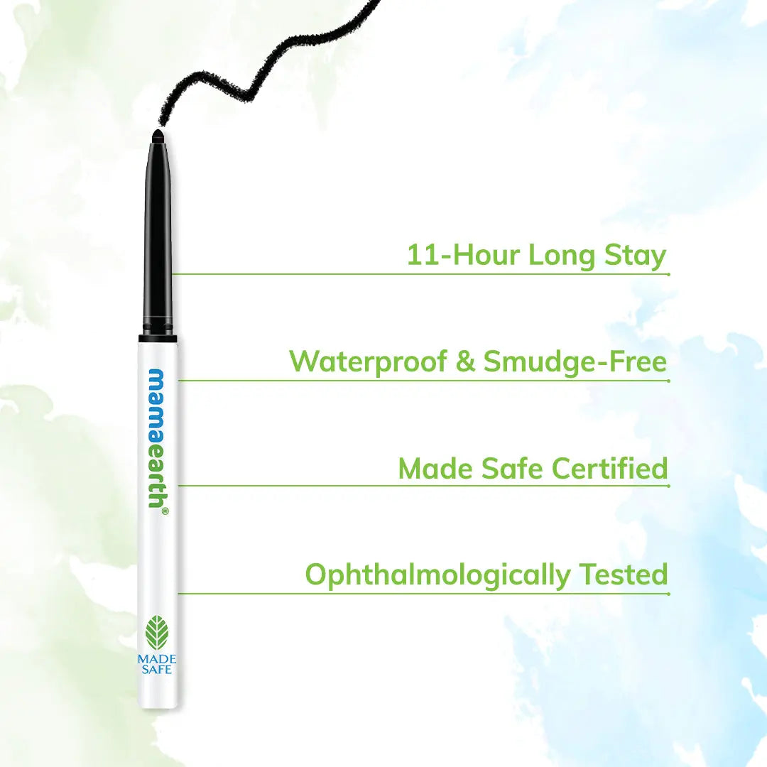 Mamaearth Blocked Charcoal Black Long Stay Kajal