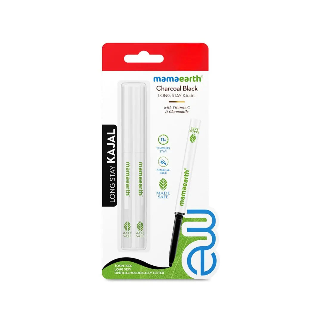 Mamaearth Blocked Charcoal Black Long Stay Kajal