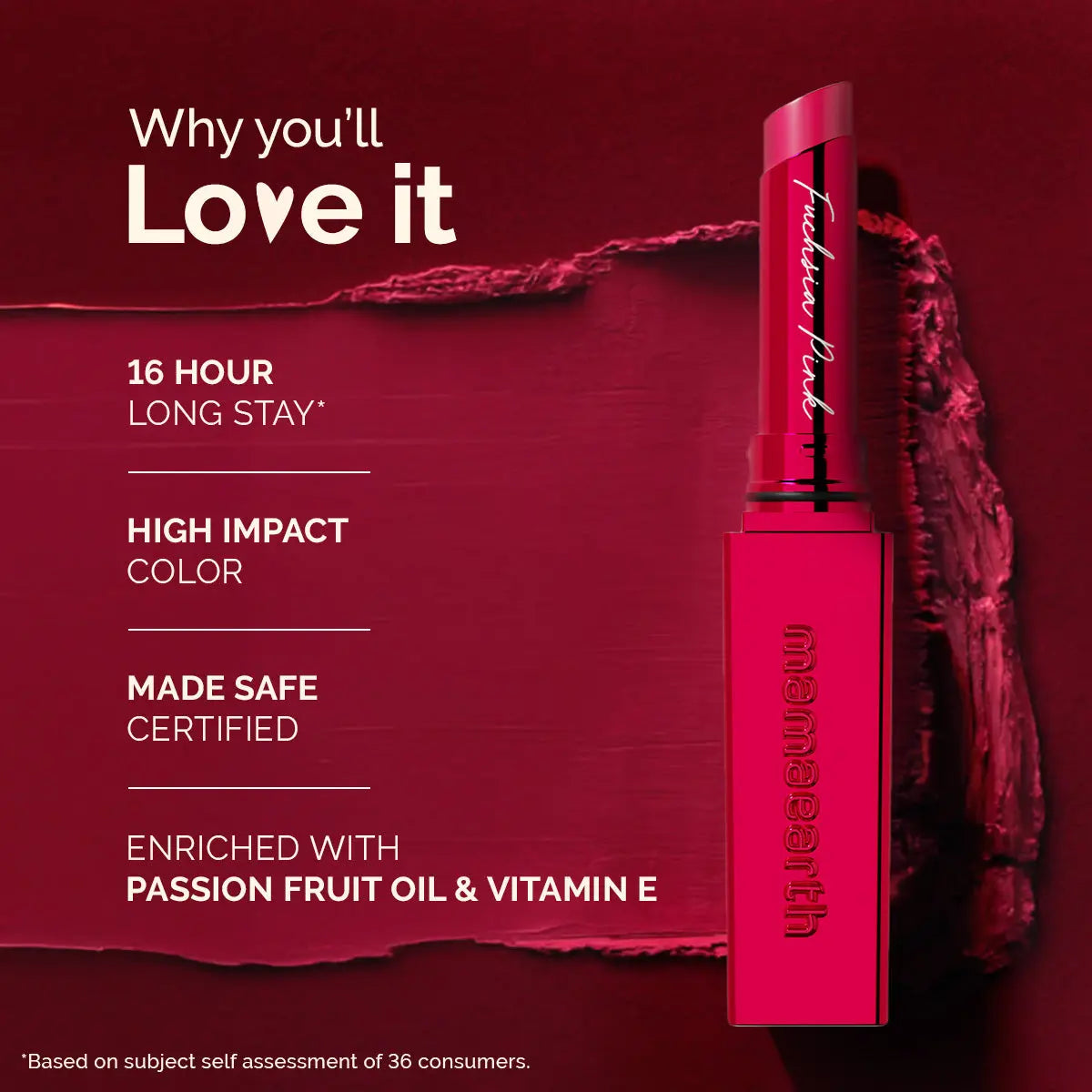 Luxe Matte Long Stay Lipstick 05 Fuchsia Pink