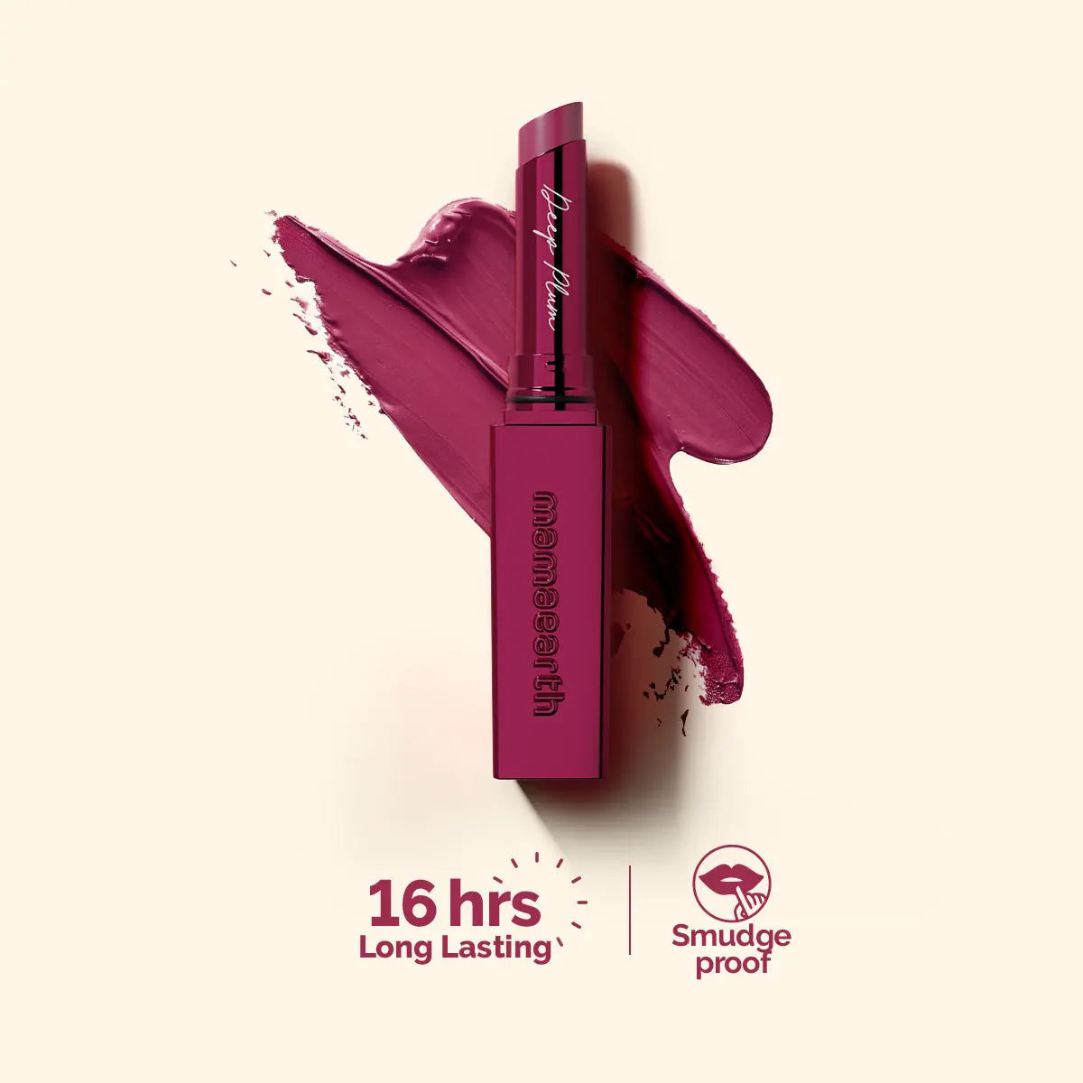 Luxe Matte Long Stay Lipstick 08 Deep Plum