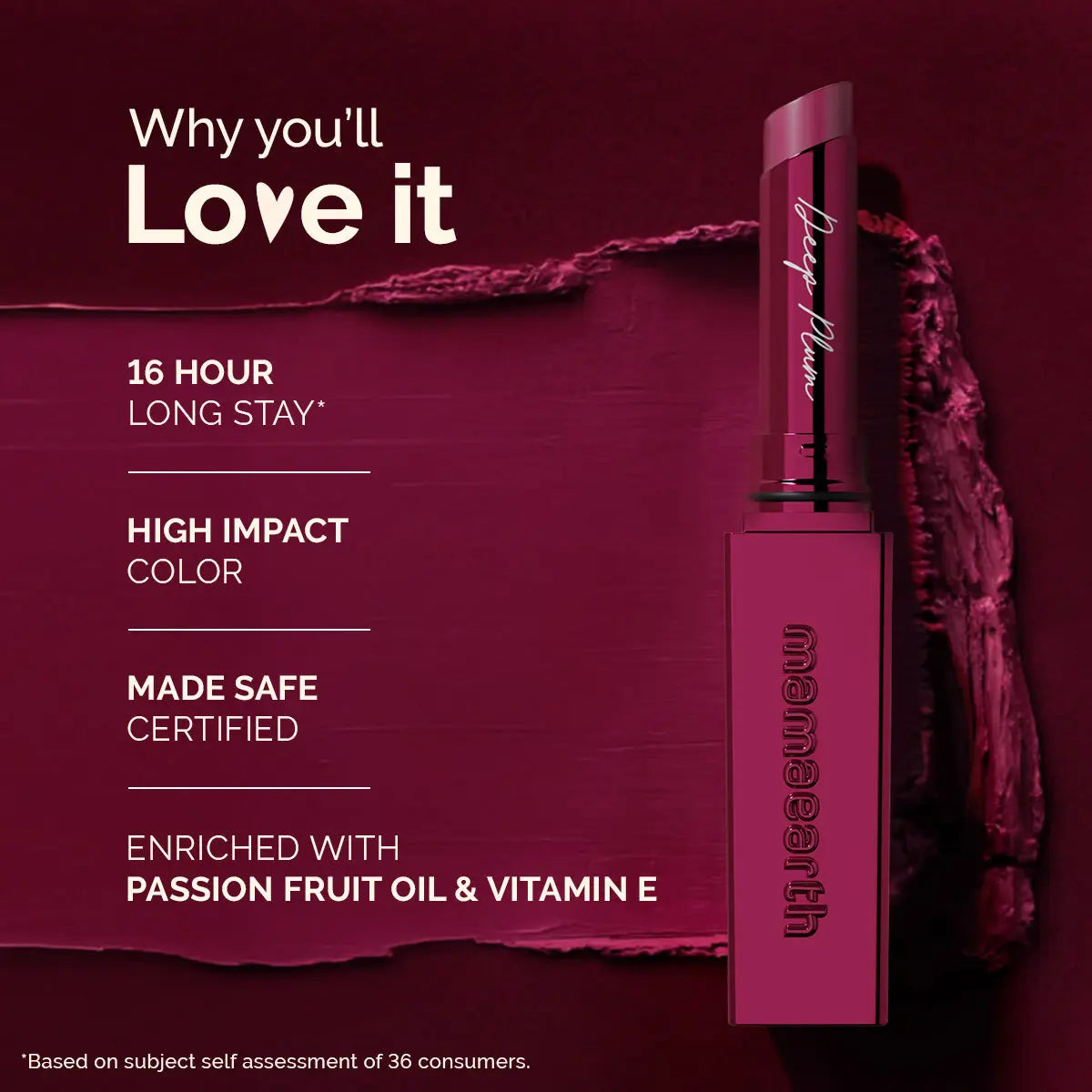 Luxe Matte Long Stay Lipstick 08 Deep Plum