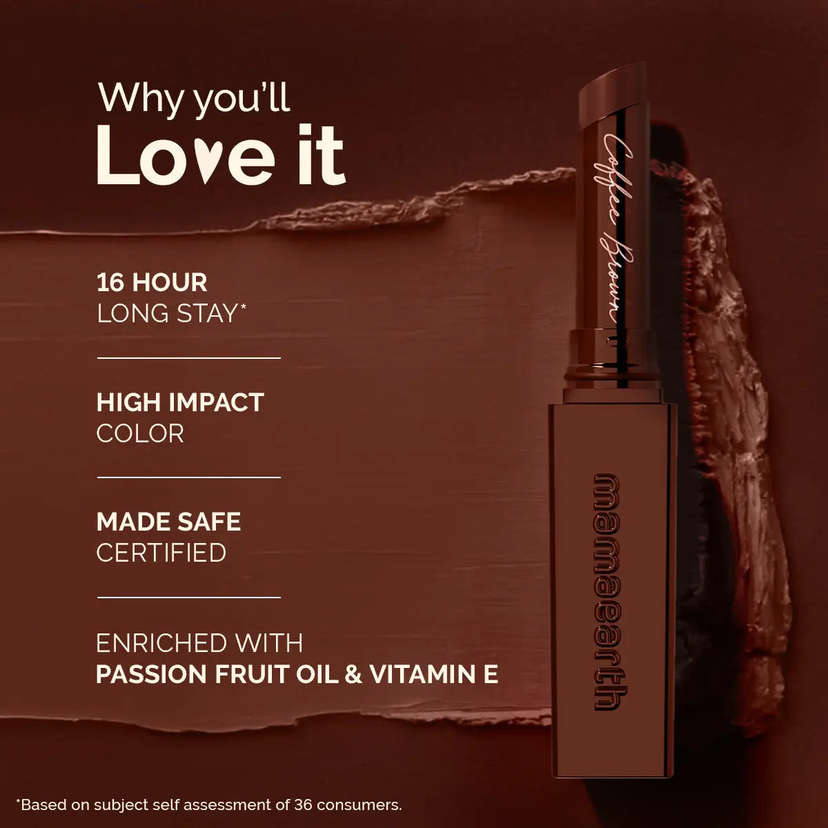 Luxe Matte Long Stay Lipstick 10 Coffee Brown