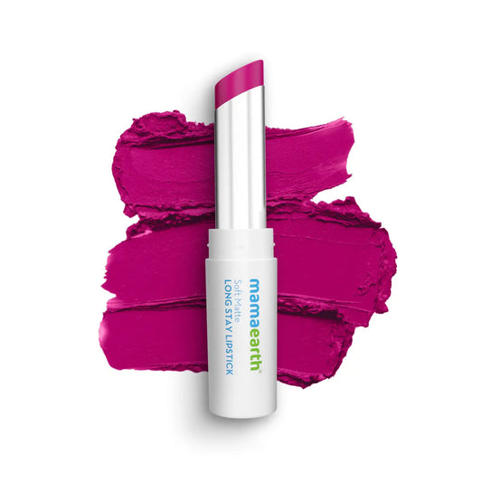 Mamaearth Soft Matte Long Stay Lipstick - 02 Mulberry Pink