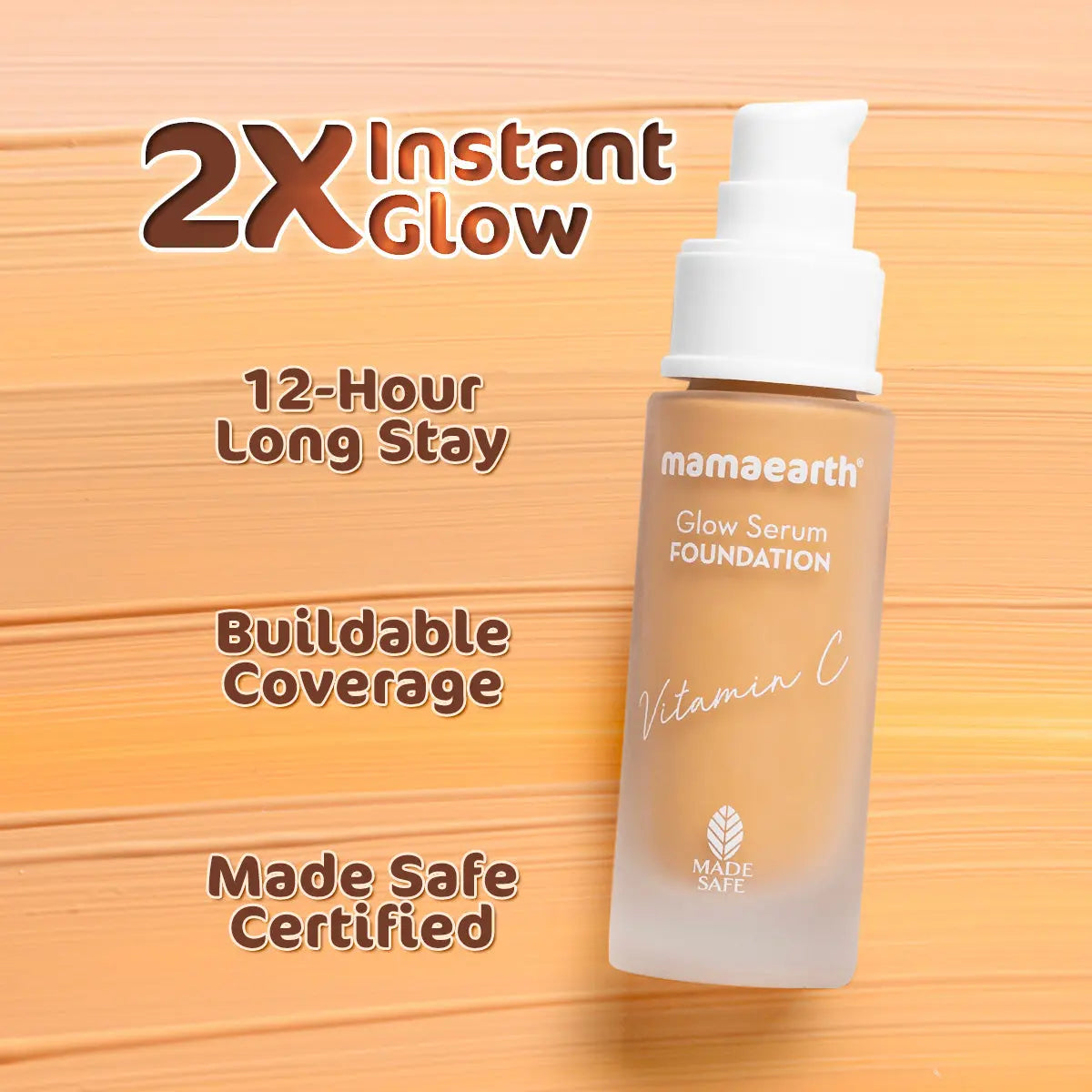Mamaearth Glow Serum Foundation-01 Ivory Glow