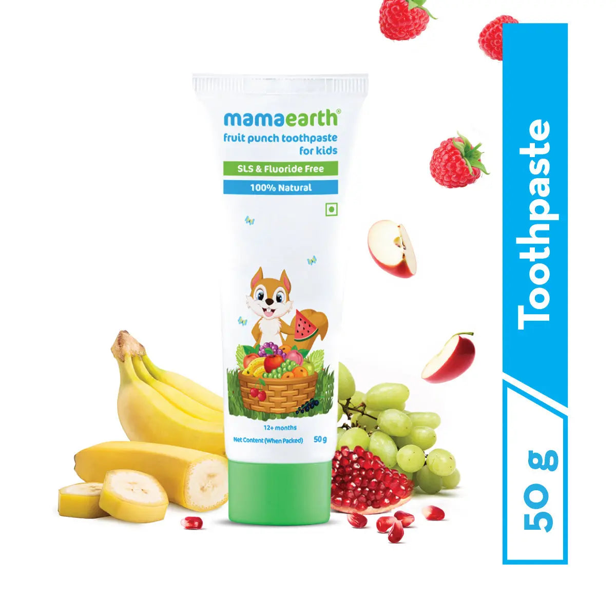 Mamaearth Fruit Punch Toothpaste For Kids 50 gm