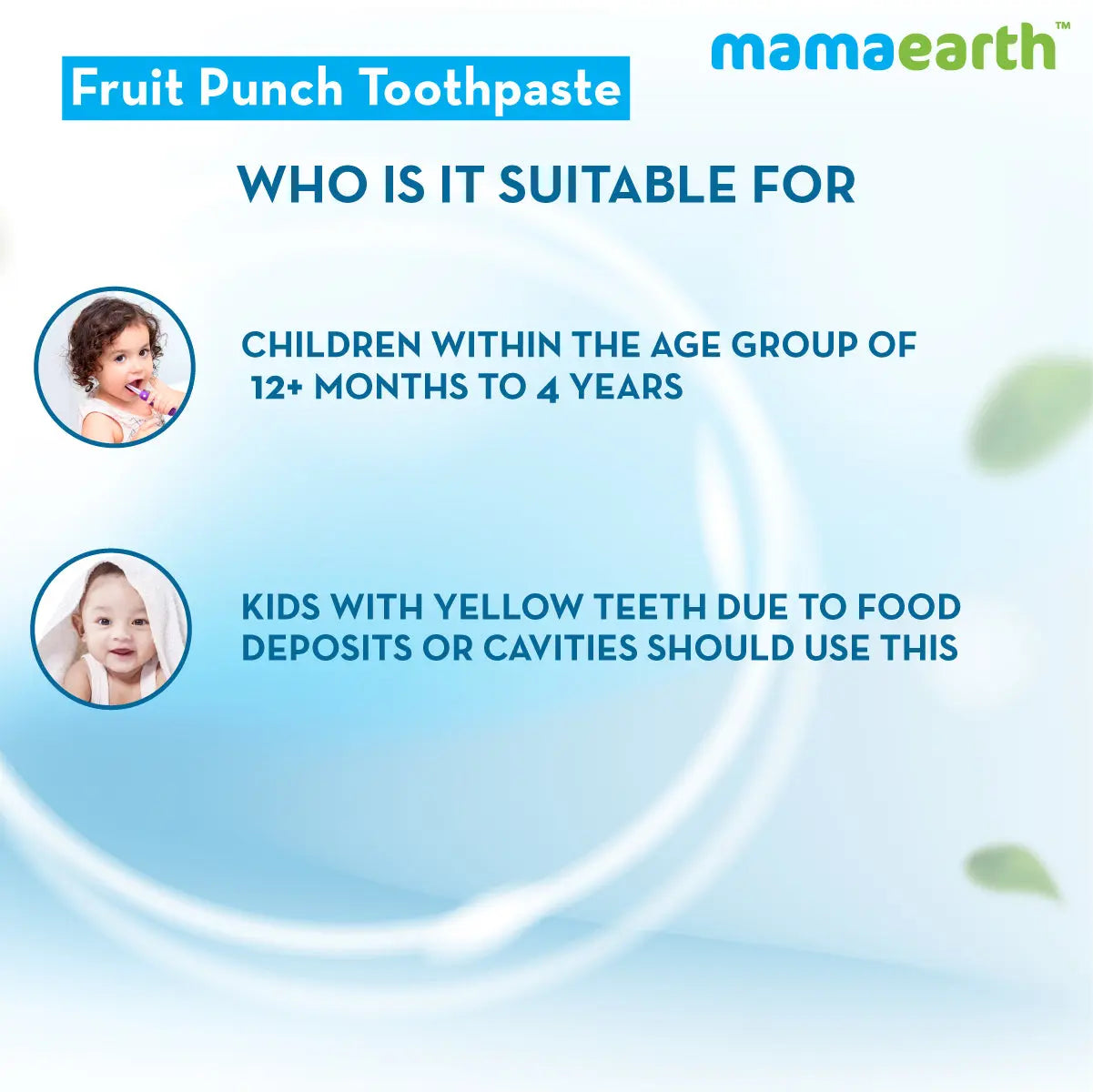 Mamaearth Fruit Punch Toothpaste For Kids 50 gm