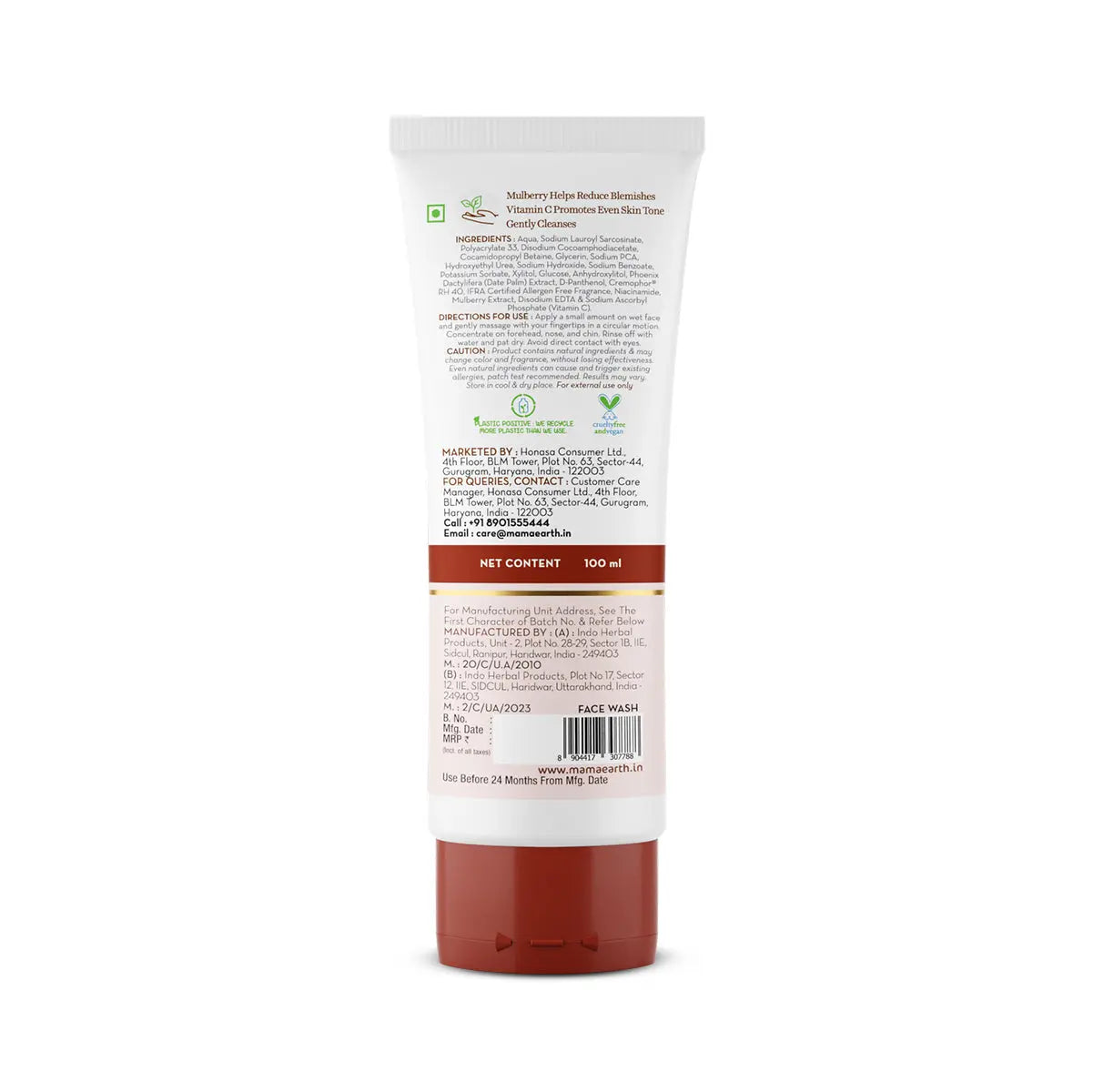 Mamaearth Bye Bye Blemishes Face Wash 100 ml