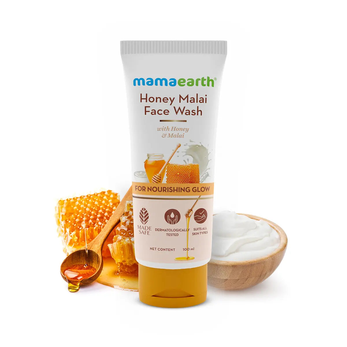 Mamaearth Honey Malai Face Wash 100 ml