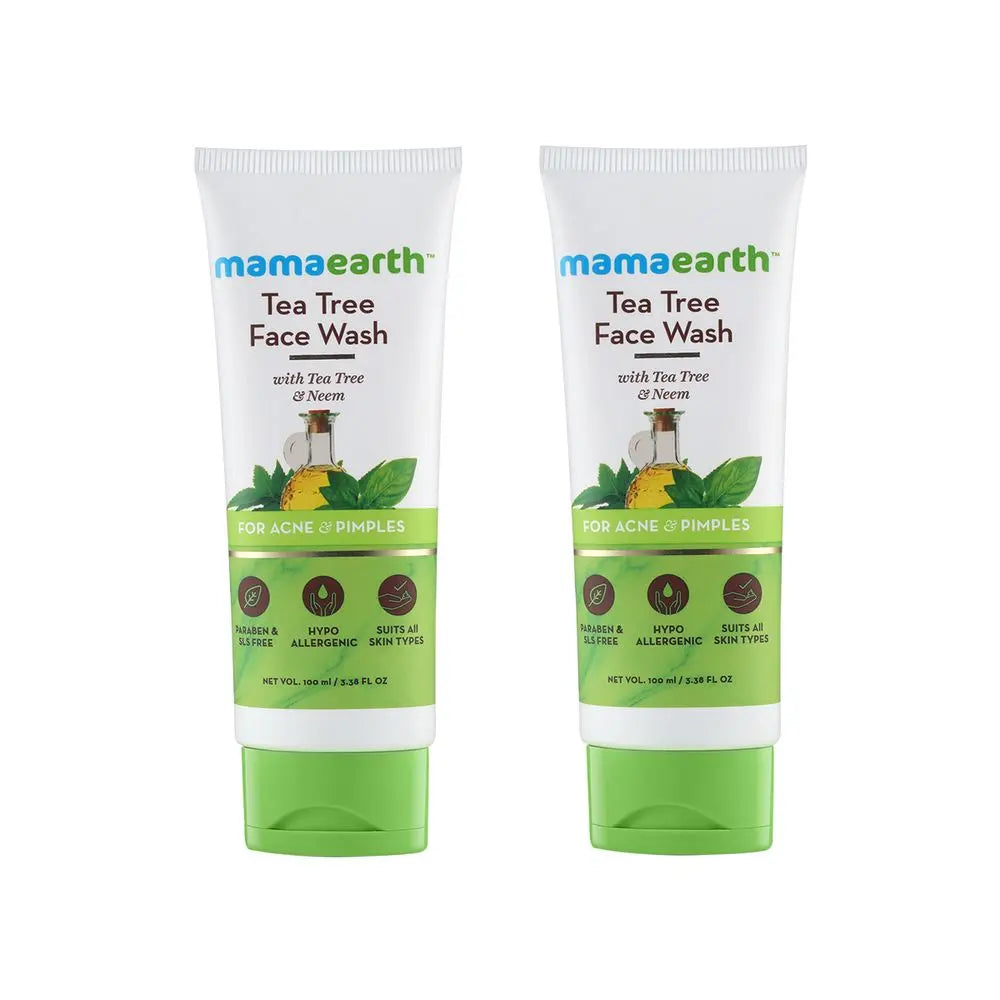 Mamaearth Tea Tree Facewash for acne & pimples