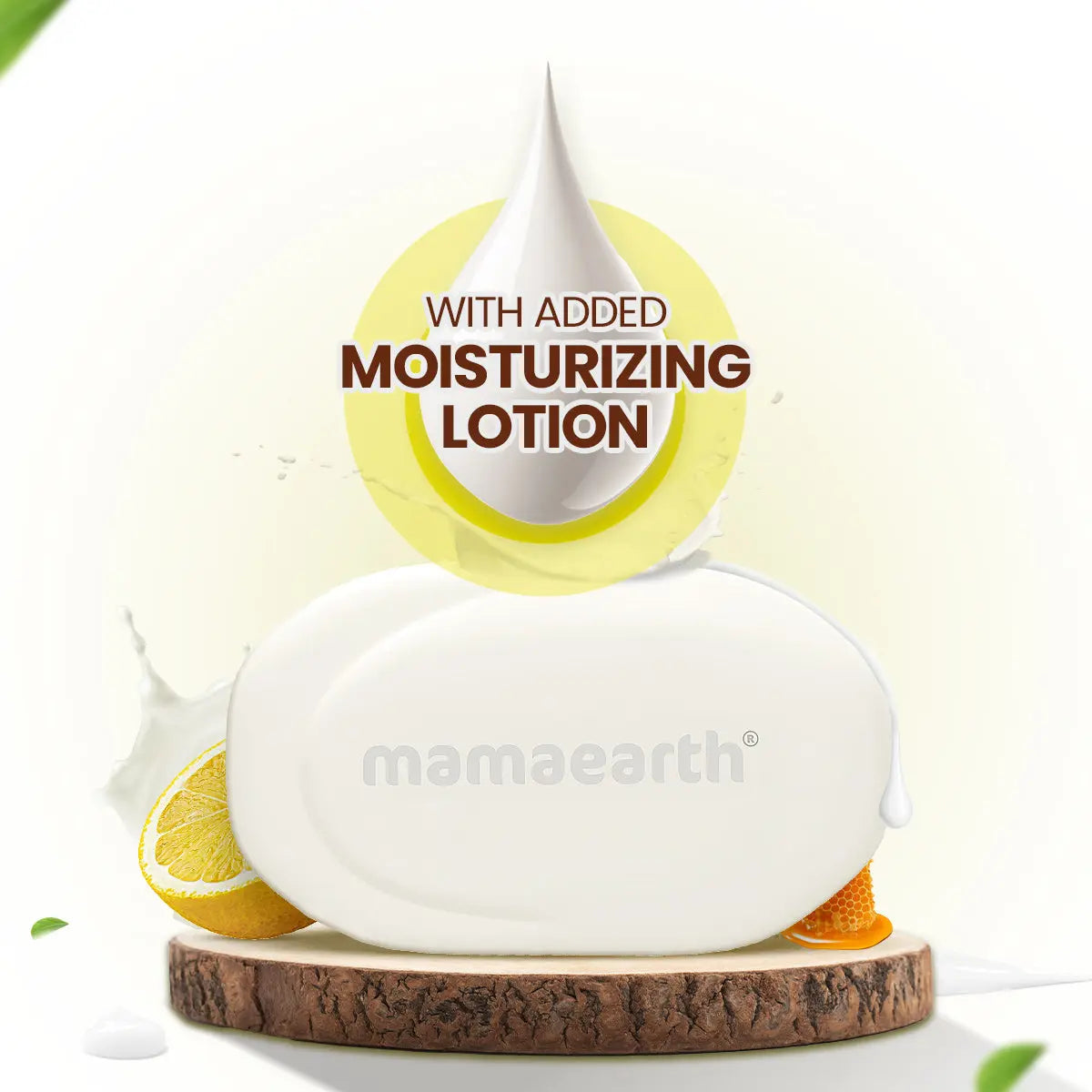 Mamaearth Vitamin C Moisturizing Lotion Soap Single Pack with 4 Soaps,125 g Each