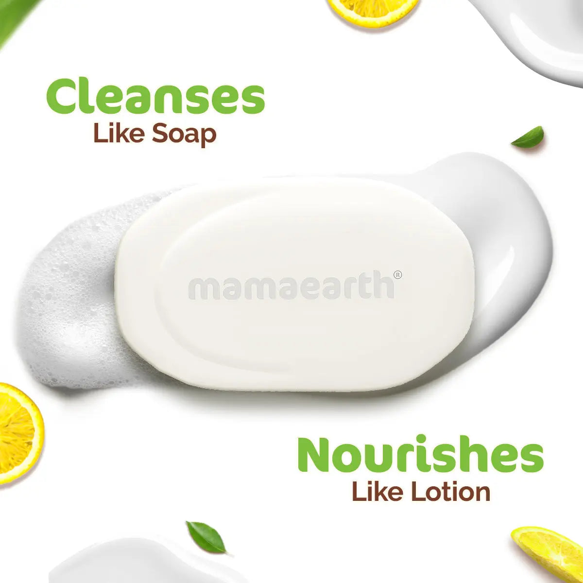 Mamaearth Vitamin C Moisturizing Lotion Soap Single Pack with 4 Soaps,125 g Each