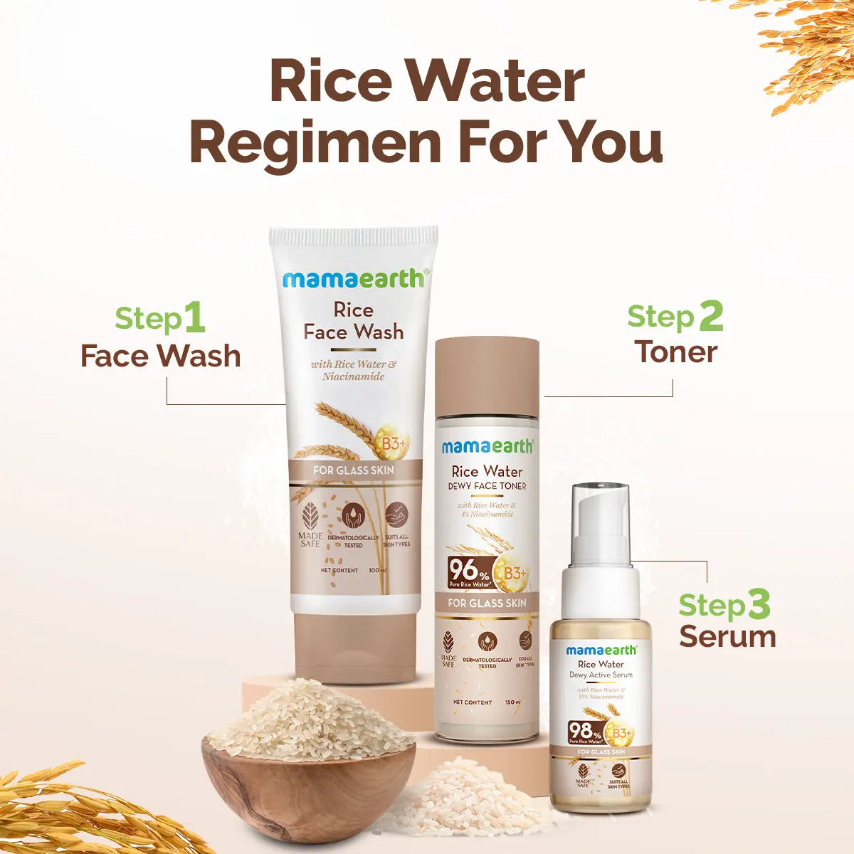 Mamaearth Rice Water Dewy Face Toner 150 ml