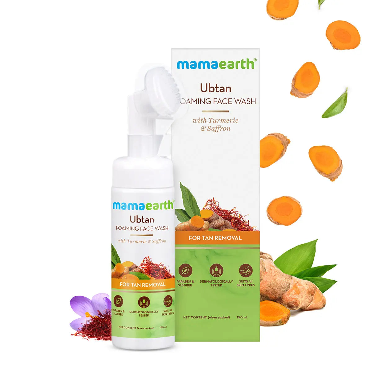Mamaearth Ubtan Foaming Face Wash 150 ml
