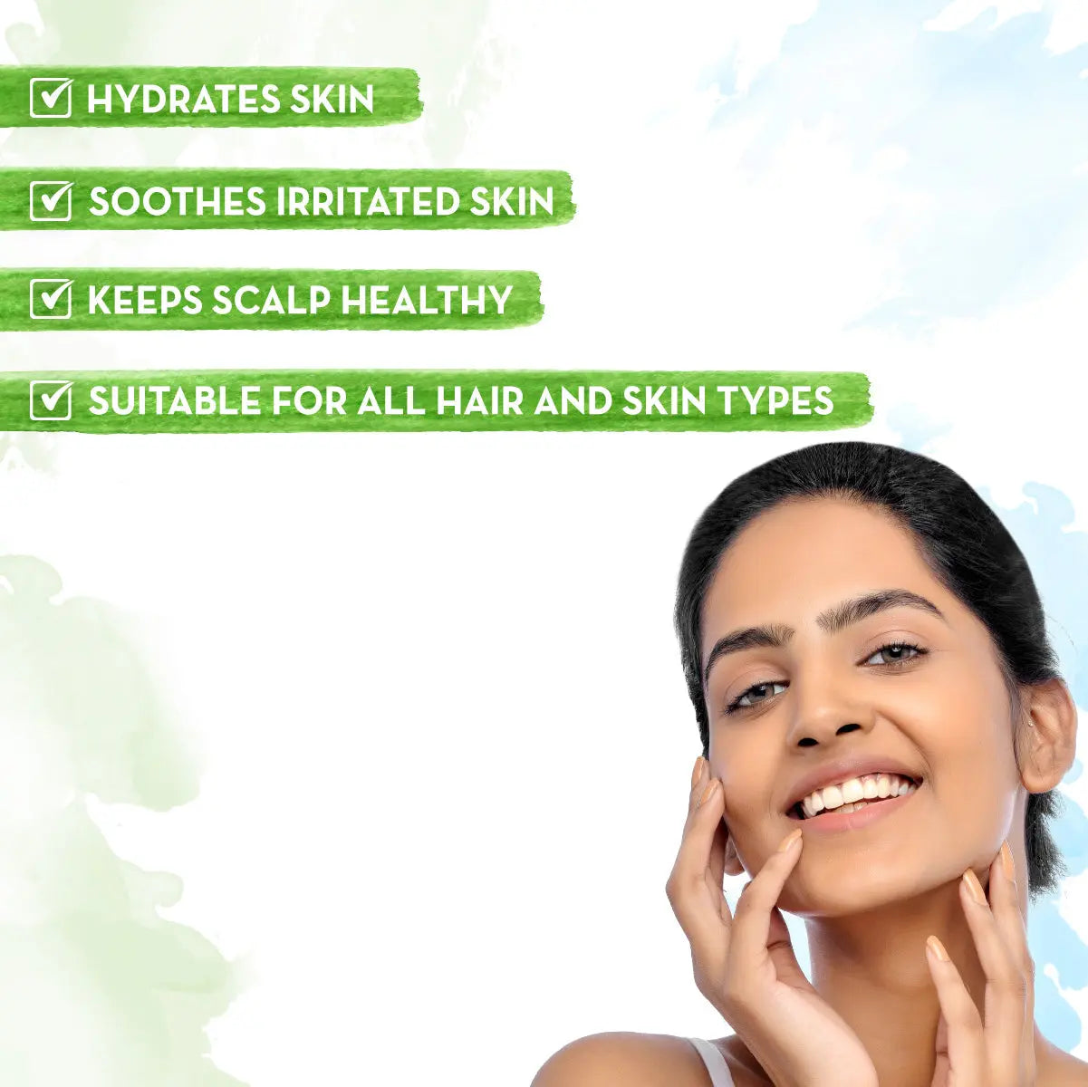 Mamaearth Aloe Vera Gel with Pure Aloe Vera & Vitamin E for Skin and Hair