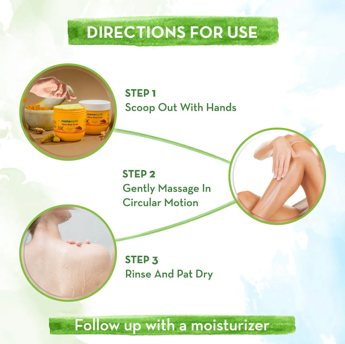 Ubtan Body Scrub With Turmeric & Saffron For Tan Removal