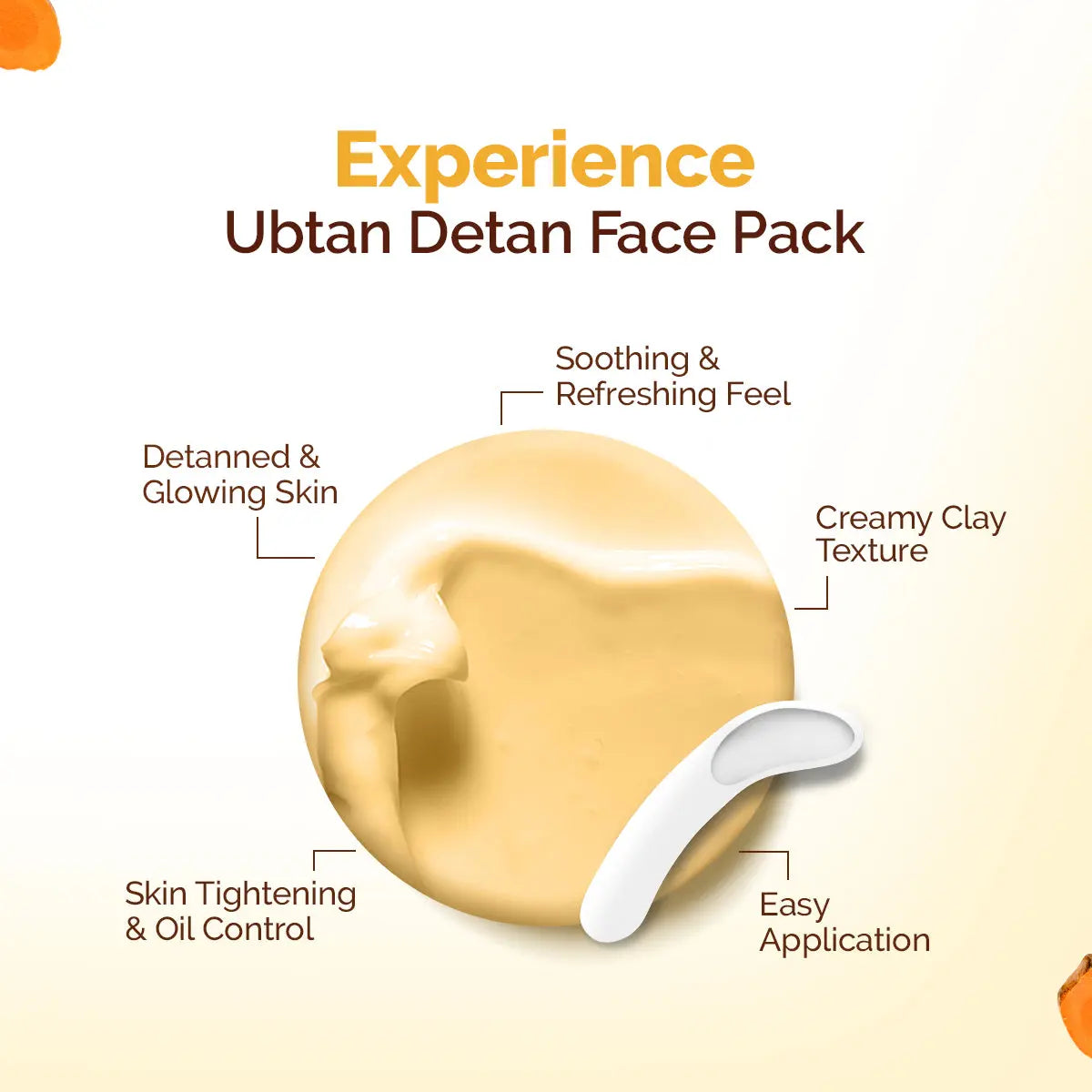 Ubtan Detan Face Pack for Tan Removal & Brighter Skin Glow