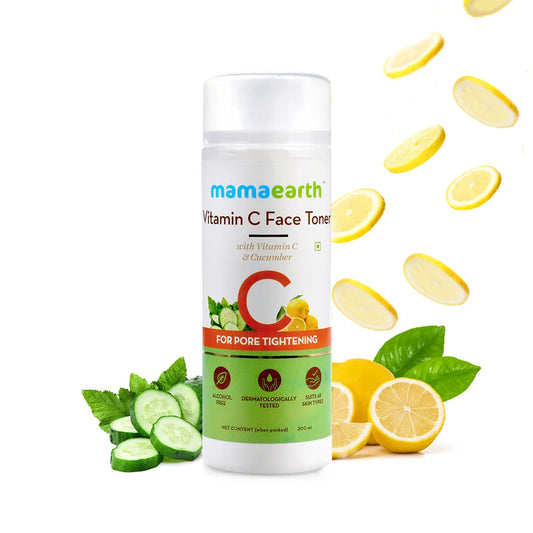 Vitamin C Face Toner With Vitamin C & Cucumber For Pore Tightening